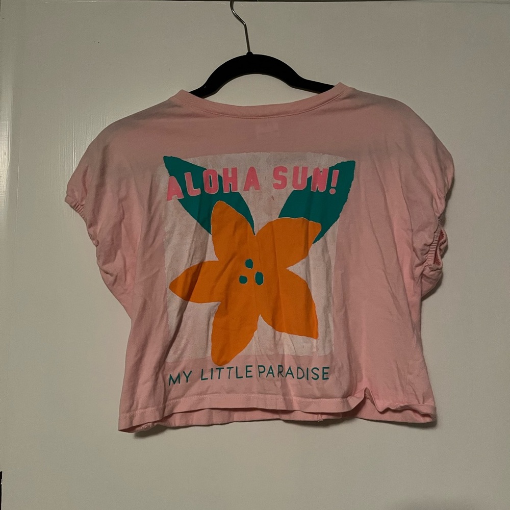 Zara Aloha Sun Pink Kids T-Shirt